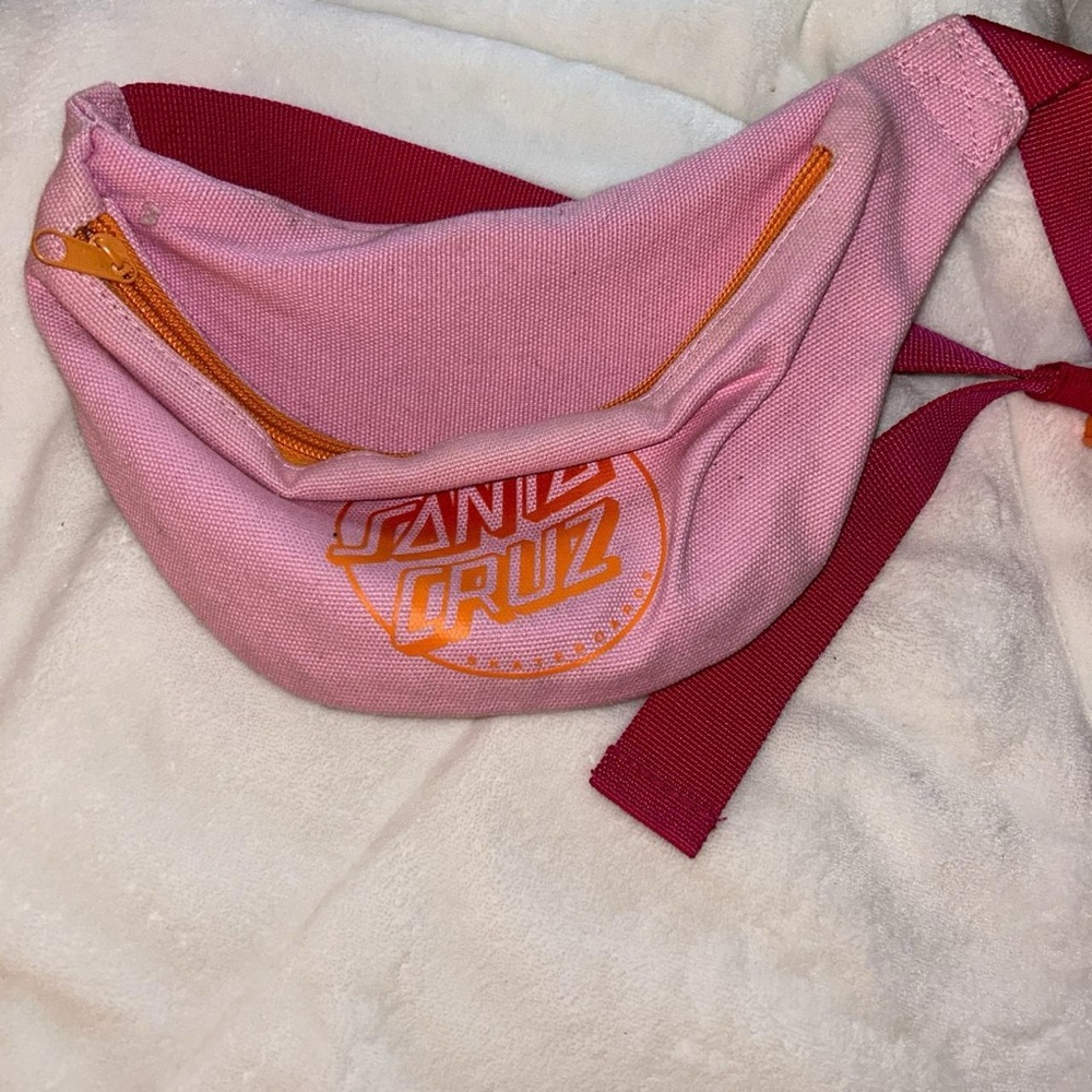 pink+orange crossbody / Fanny pack